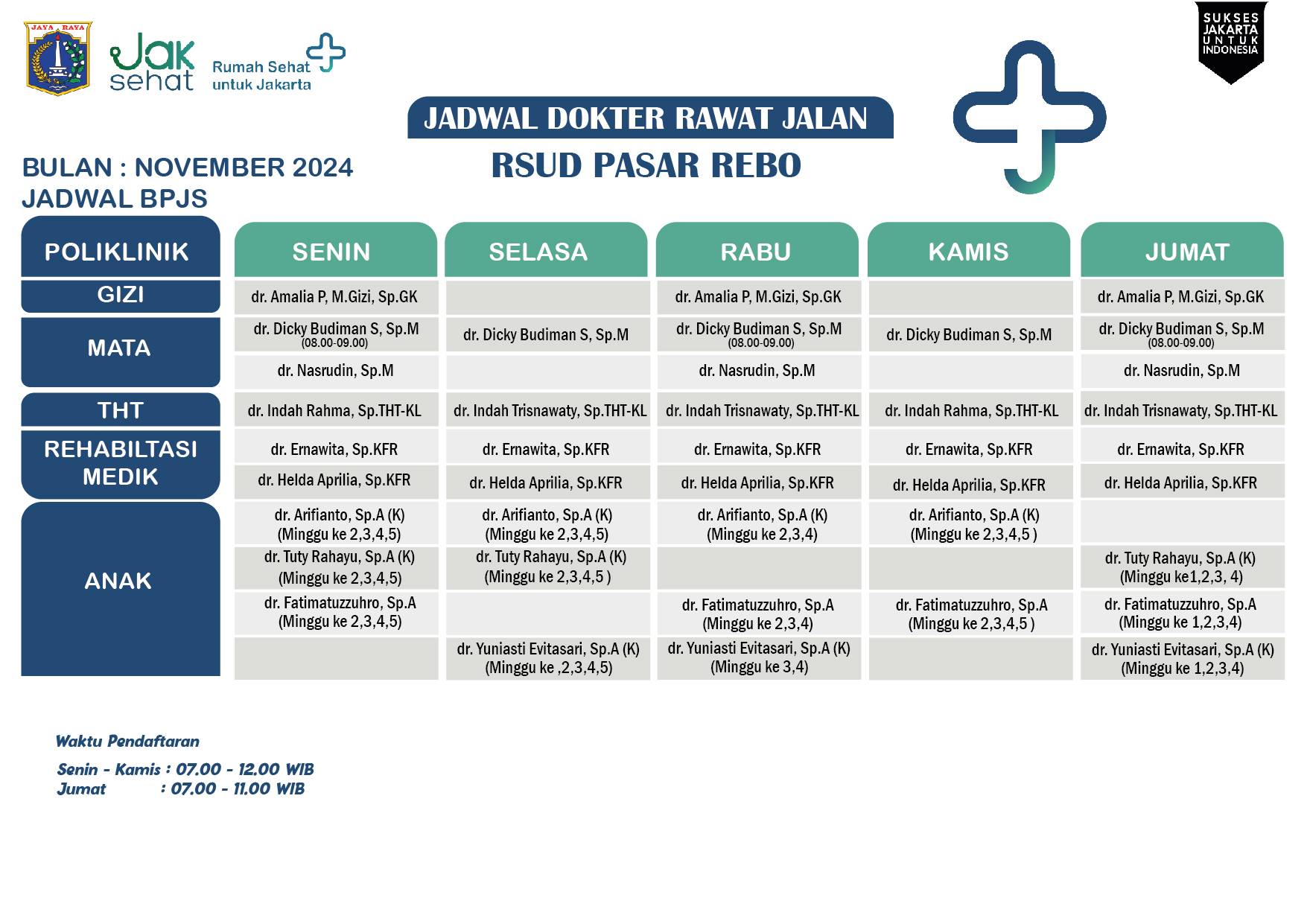 jadwal praktek BPJS 3