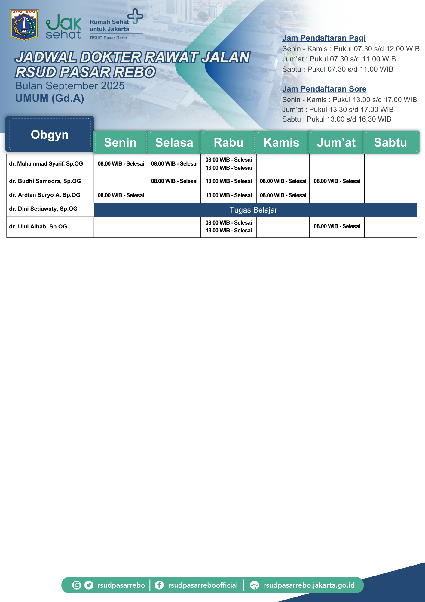 Jadwal Umum 4